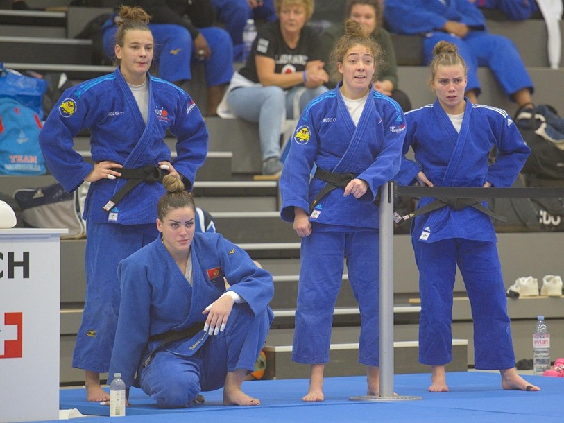 Elles sont en bronze les filles du JC Cortaillod - Neuchâtel. (Photo : B. Pfaff)