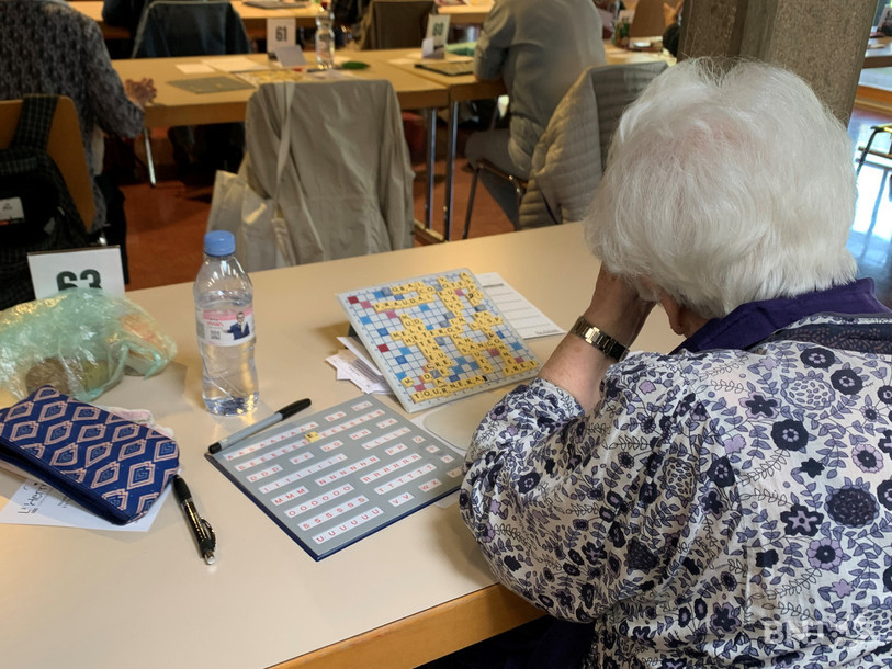 Ambiance studieuse ce week-end à la salle Fleurisia qui accueillait le championnat suisse de Scrabble.