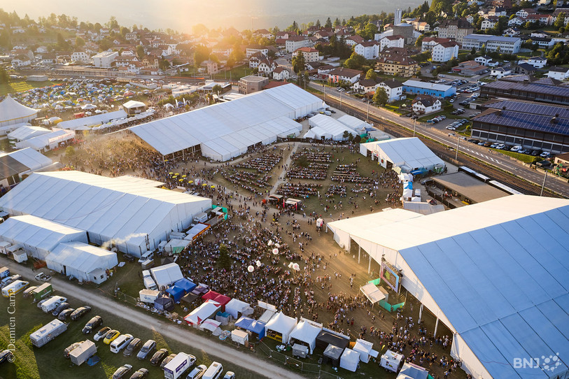 Le Chant du Gros est à guichet fermé et attend 50'000 festivaliers jusqu'à samedi. (Photo archives : Damien Carnal).