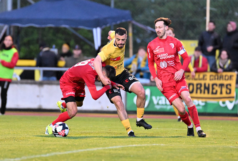 Battus l'automne dernier à Bienne, les SR Delémont de Sofiane Achour ont pris leur revanche ce mercredi soir (photo : Georges Henz).