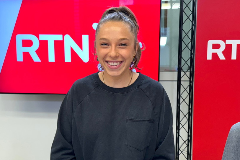 Mathilde Engel, libéro neuchâteloise d’Aesch-Pfeffingen parlait de sa carrière de volleyeuse ce vendredi dans La Matinale.