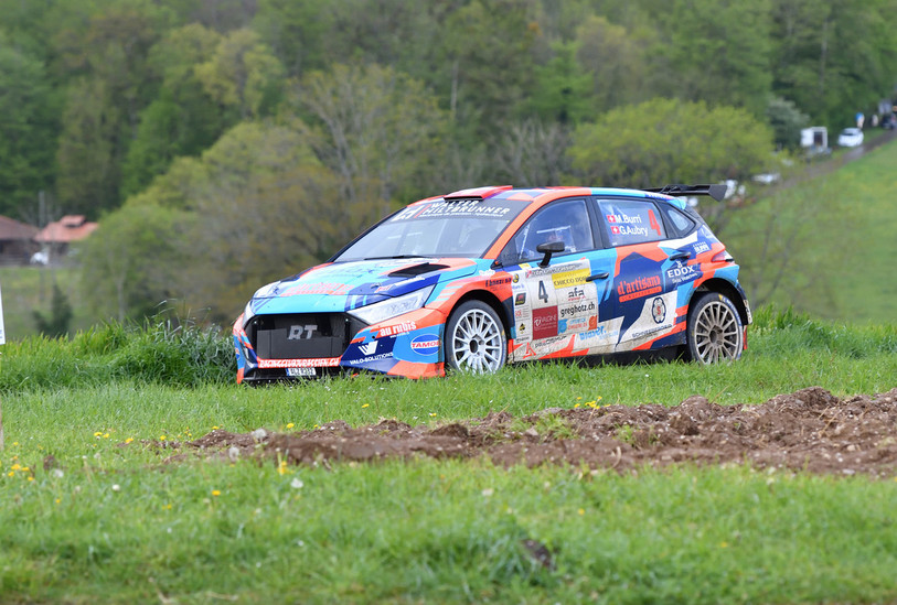 Michaël Burri a remporté la 4e manche du championnat de Suisse de rallye. (photo archives : Georges Henz).