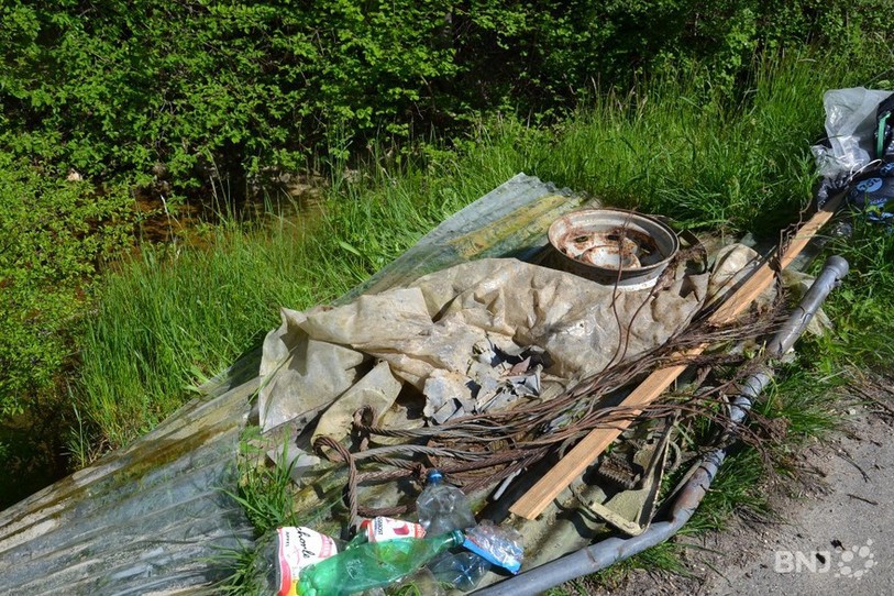 Une partie des déchets récoltés par les élèves de l'école primaire de Vermes