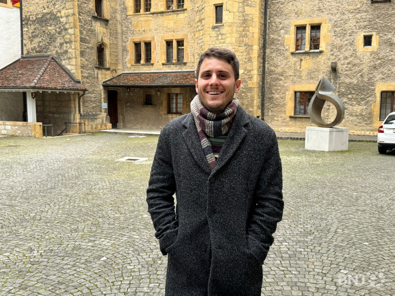Romain Dubois, président de la section cantonale du PSN avait le sourire au lendemain des élections communales.