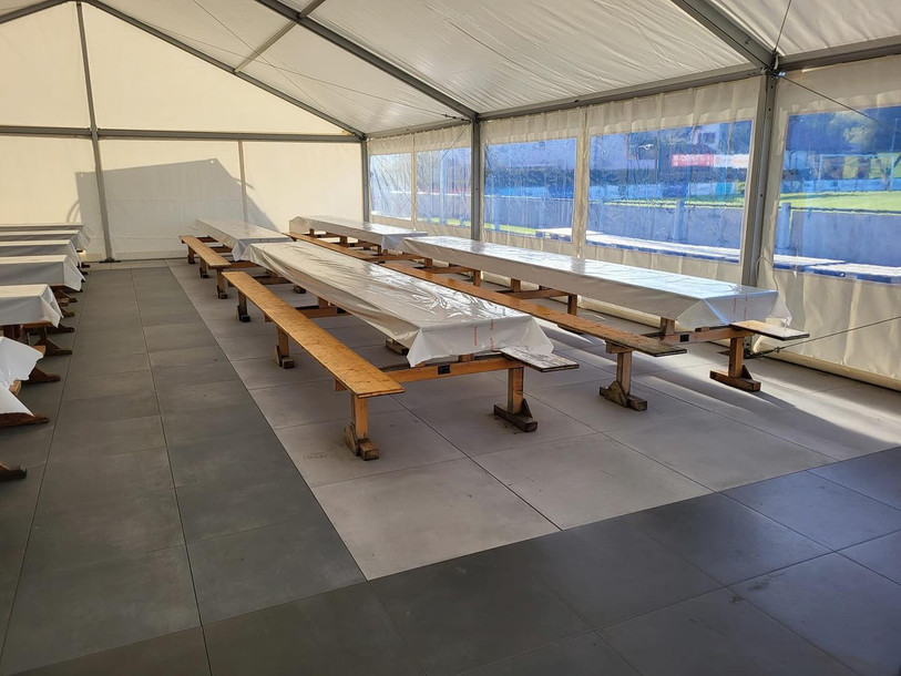Un financement participatif a été lancé pour amortir la cantine du FC Bassecourt. (Photo : FC Bassecourt)