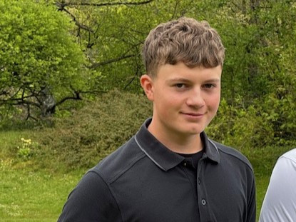 Marius Dupraz : un golfeur prometteur. (Photo I.Dupraz)