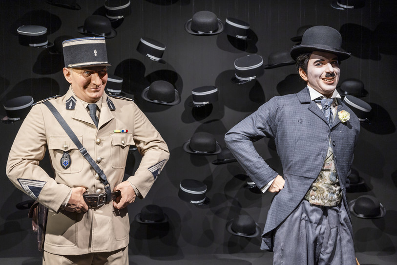 Charlie Chaplin et Louis de Funès se croisent à Chaplin's World.