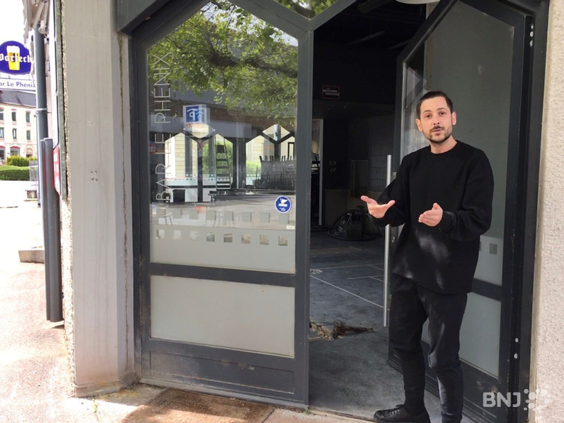 Lucas Chapuis invite les gens à pousser les portes de son restaurant d'ici la mi-juin.