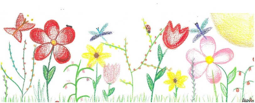 Le canton du Jura lance organise un concours de dessin pour promouvoir son programme « Jardins vivants ». (Image : Ecole primaire de Glovelier).