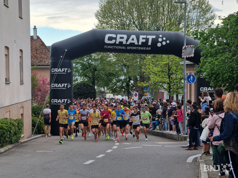 Le départ du BCN Tour de St-Aubin s'est fait à la montée.