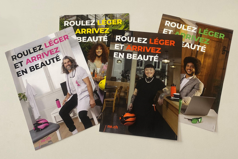 La campagne de sensibilisation « Roulez léger et arrivez en beauté », lancée ce jeudi par le Canton.