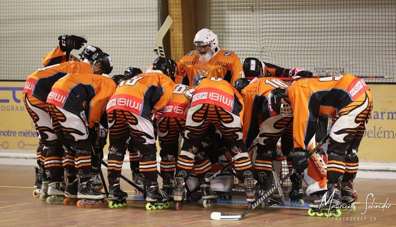 Le SHC Rossemaison a pris le dessus sur le SHC Buix et remporte la saison régulière. (Photo archives : Mauricette Schnider)