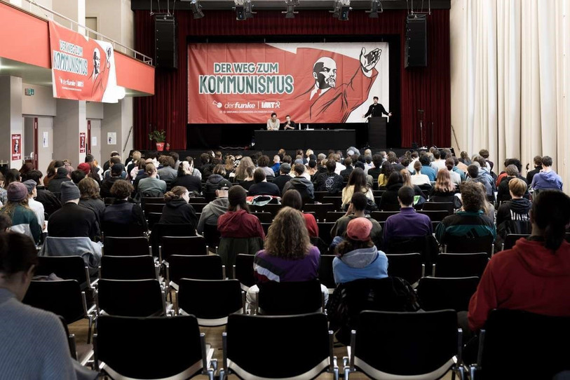 Le mouvement « L’étincelle » s’est réuni à deux reprises à La Maison du peuple à Bienne. (Photo : archives/ Nik Egger)