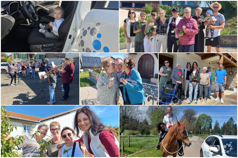 Un florilège des moments de bonheur partagés à l’occasion de la tournée de la Fête des Mères sur RFJ.