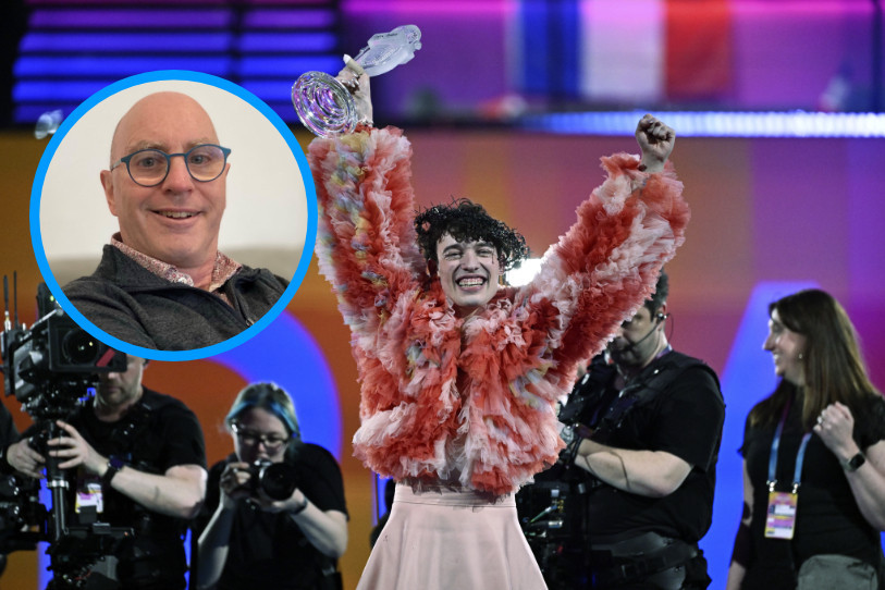 Fait rare pour lui, Jean-Marc Richard n’avait quasiment plus de voix deux jours après la victoire de la Suisse à l’Eurovision. « Je n’ai jamais autant crié de ma vie, sauf quand La Chaux-de-Fonds est montée en ligue A ». (Photo : BNJ / KEYSTONE / Jessica Gow / TT Agency via AP).