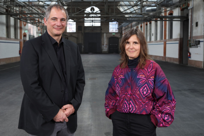 Olivier Schinz et Simone Töndury ont été nommés respectivement directeur exécutif et directrice artistique de La Chaux-de-Fonds Capitale culturelle suisse 2027. (Photo : La Chaux-de-Fonds Capitale culturelle suisse / Pablo Fernandez).