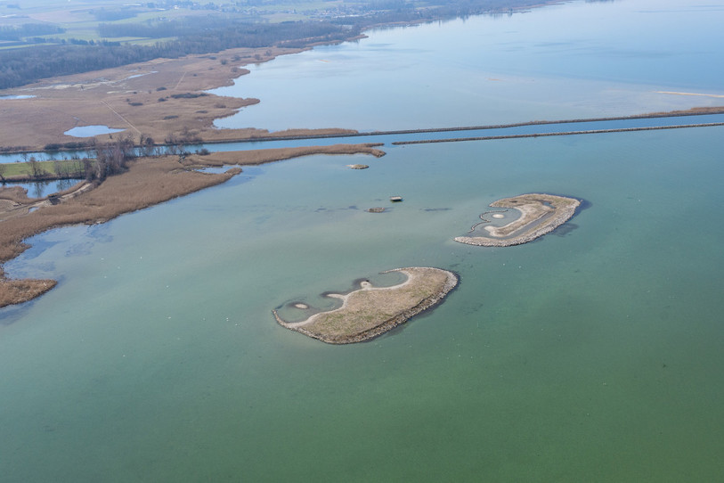 La troisième île prendra place entre les deux structures existantes. (Photo : Vinzenz Mauer)