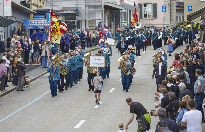 C'était en 2019 à Tramelan. Cette année, c'est Alle qui accueille la Fête jurassienne de musique. (Photo: FJM)