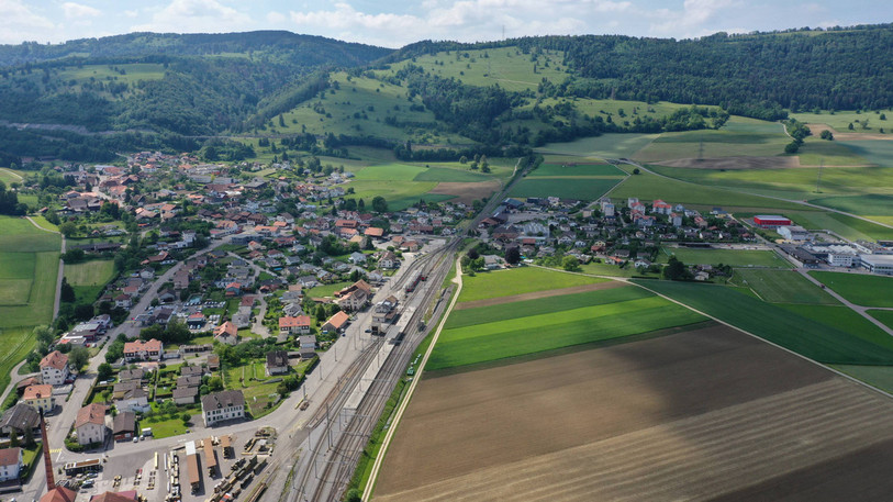 Le plan d'aménagement local touche le village de Glovelier et l'ensemble de la commune de Haute-Sorne. (Photo : Commune de Haute-Sorne).