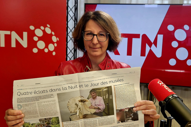Françoise Küenzi, avec l’édition de N+ de la semaine, dans La Matinale.