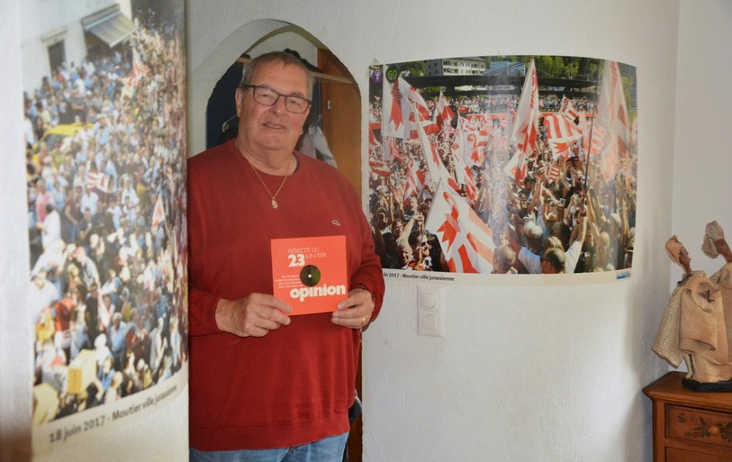 Claude Gigandet a milité pendant plusieurs années pour la cause jurassienne à Moutier. 