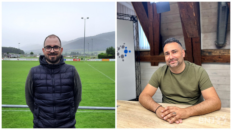 De gauche à droite : Ludovic Brugnerotto et Walter Dos Reis voudront conduire leur équipe respective à la victoire en finale de la Coupe jurassienne.