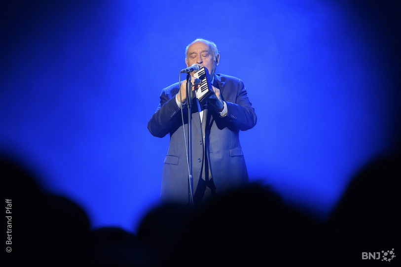 Michel Jonasz s'est produit jeudi soir sur la scène du Corbak festival. (Photo : Bertrand Pfaff)