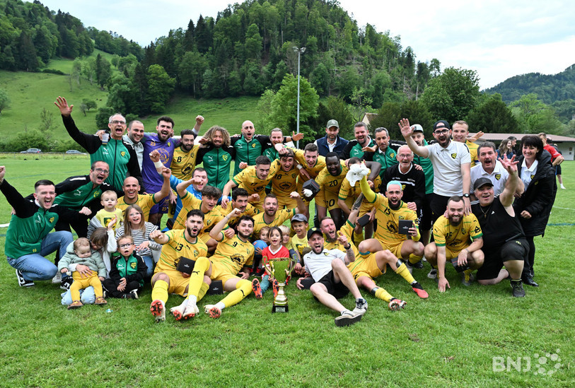 Le FC Haute-Ajoie a pu célébrer cette victoire.