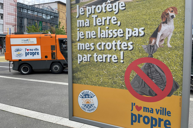 La Chaux-de-Fonds s'engage contre le littering, avec une nouvelle campagne de sensibilisation réalisée par l’agence locale adn2300.