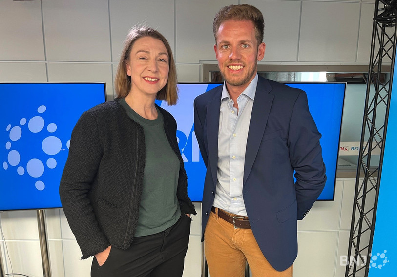 Mathilde Crevoisier Crelier et François Monin ont débattu de manière animée ce mercredi dans Pure Politique.