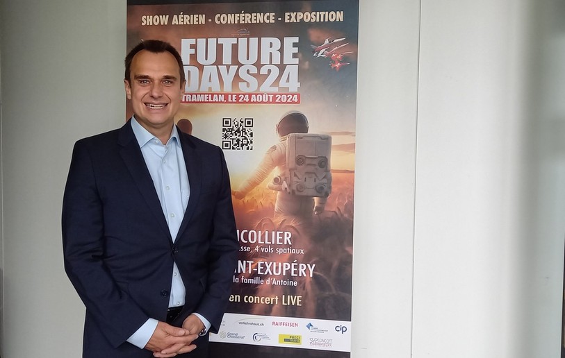 Lukas Viglietti, organisateur du « Future Days 24 » et directeur de SwissApollo.