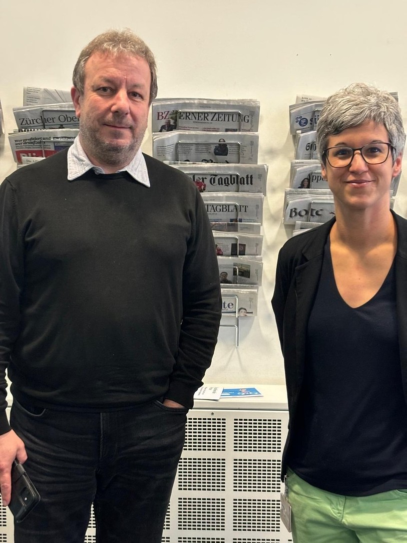Serge Jubin et Lise Bailat.