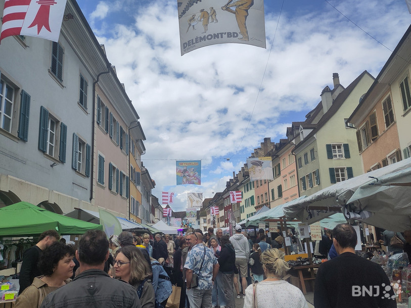La vieille ville de Delémont aura accueilli la Danse sur la Doux ces vendredi et samedi.