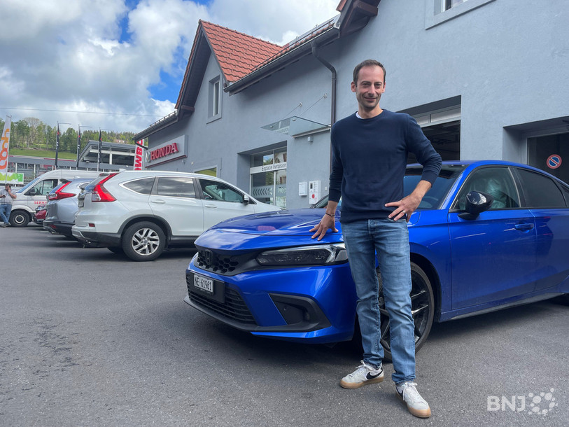 Jérémy Haag, patron actuel du garage et carrosserie des Eplatures, représentant de la quatrième génération au sein de l'entreprise familiale. 