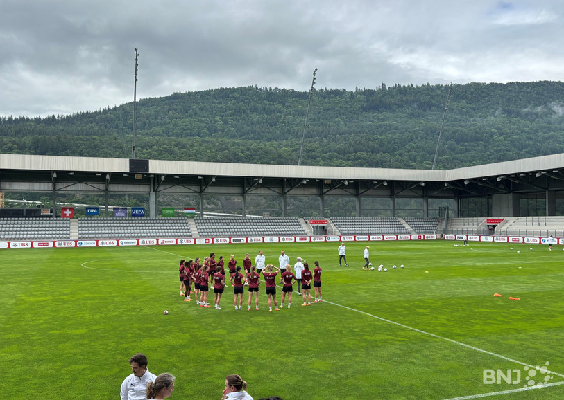 L'équipe de Suisse féminine s'entrainait mercredi à la Tissot Arena.