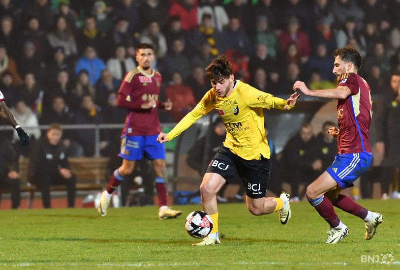 C’était l’un des points d’orgue de la saison : un duel de Coupe de Suisse contre le futur vainqueur devant 5'284 spectateurs. A l’image d’Altin Shala, attaquant talentueux, les SR Delémont vont de l’avant. (photo : archives)