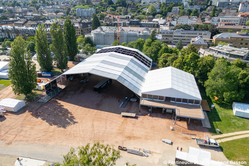 Le Cargo va remplacer le Chapiteau à Festi'neuch entre le 13 et le 16 juin prochain. (Photo : Stéphane Besson/Festi'neuch).