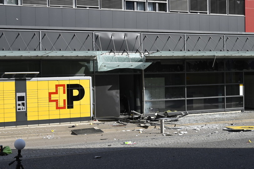 Les dégâts consécutifs à cette attaque sont visibles. (Photo : Bertrand Pfaff).