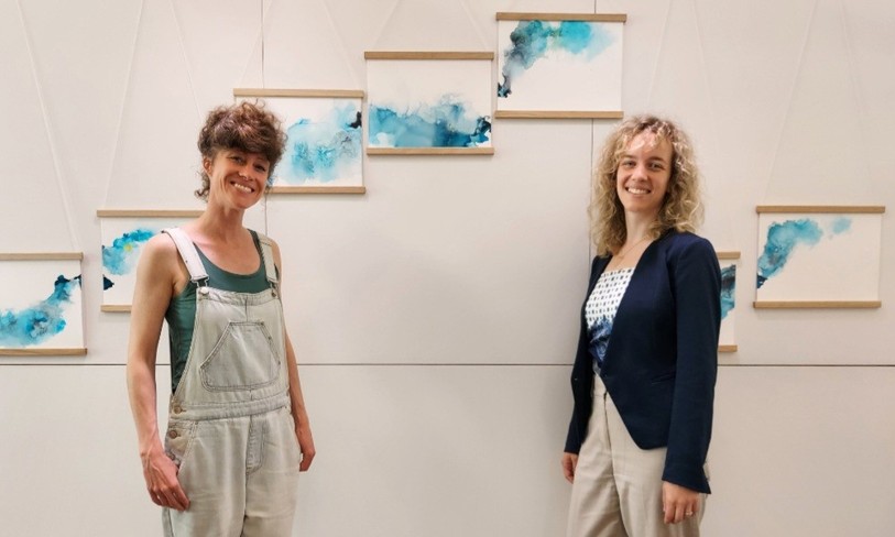 Claire McGill (à gauche) et Marie Schmutz sont deux des protagonistes de cette honneur rendu au Bain des Dames.