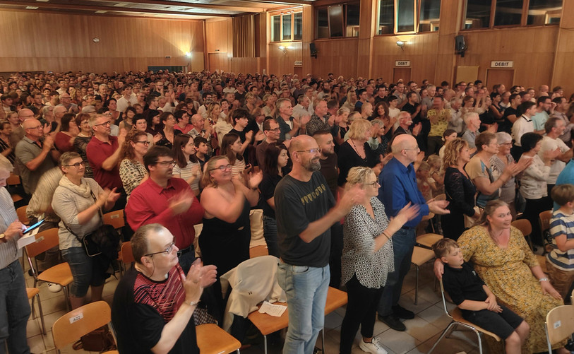 Le succès a été au rendez-vous pour le Cory band à la salle des fêtes à Alle. (Photo : Pierre-André Nusbaumer.)