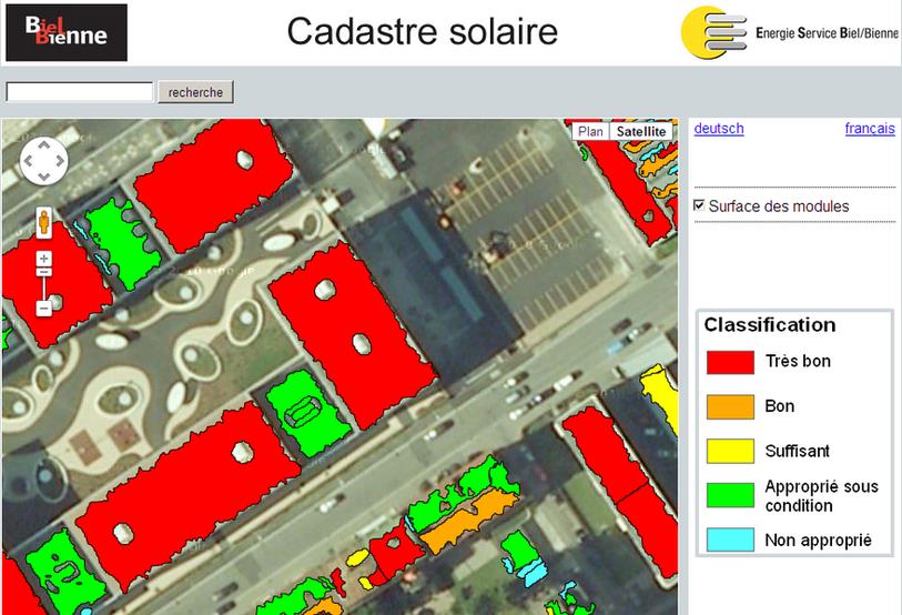 ESB cadastre solaire