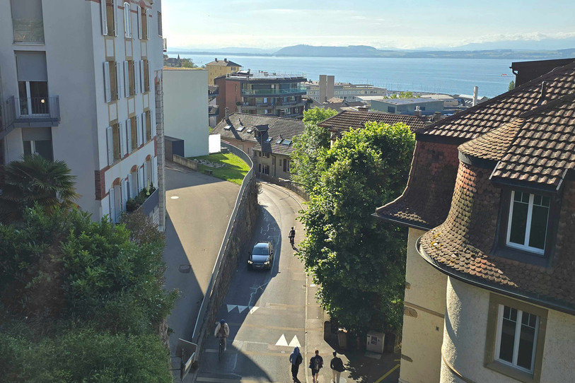 Viteos est sur le point d'installer un chauffage à distance dans la zone de la gare de Neuchâtel. (Photo : Ville de Neuchâtel).