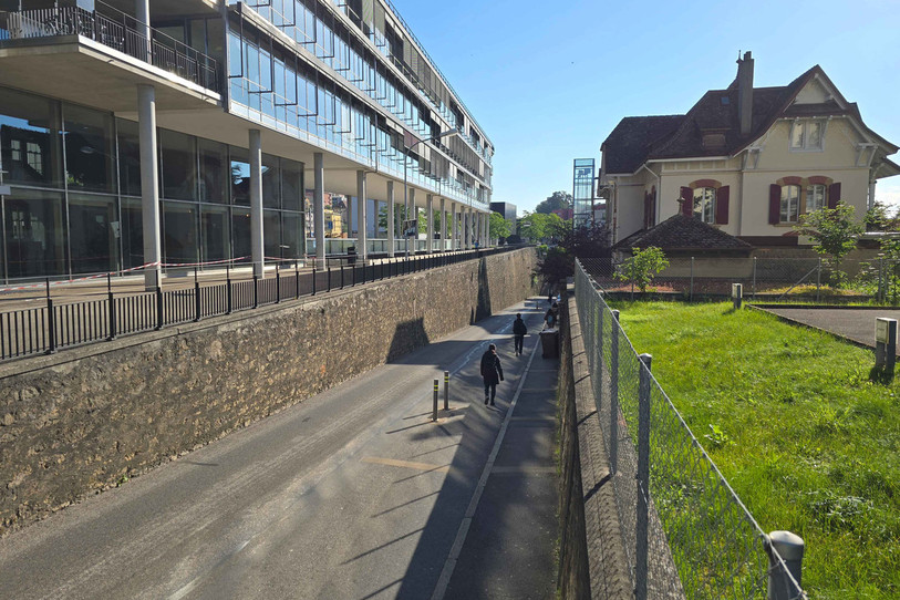 La rue de Crêt-Taconnet à Neuchâtel sera fermée à la circulation du 28 au 30 août. (Photo : Ville de Neuchâtel)