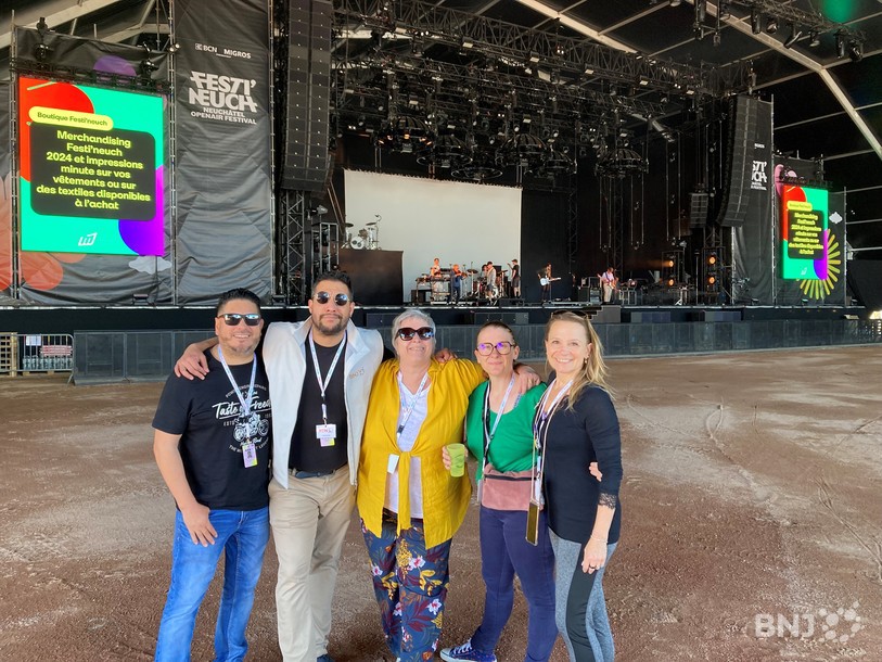 L'équipe RTN à Festi'neuch