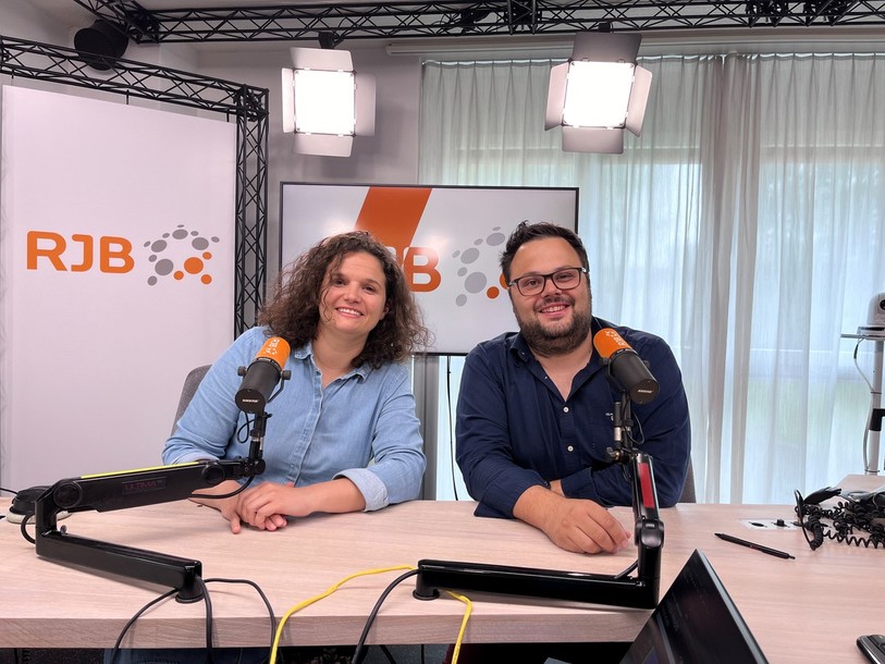Baptiste Seghetto et Jennifer Recoing.
