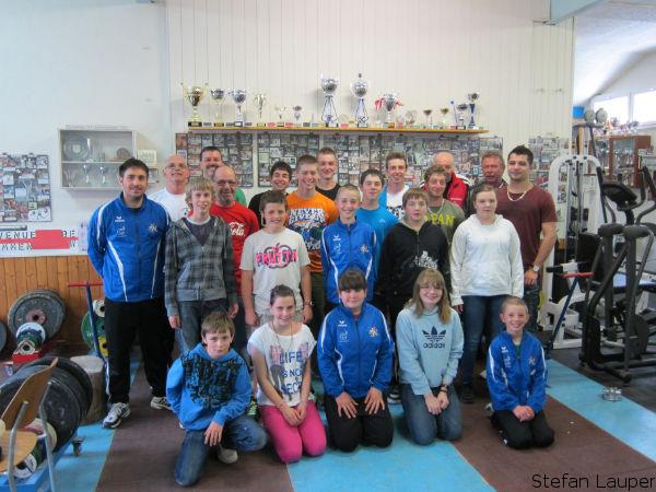 Les jeunes haltérophiles de Tramelan ont pris part à un camp d'entrainement ce week-end 