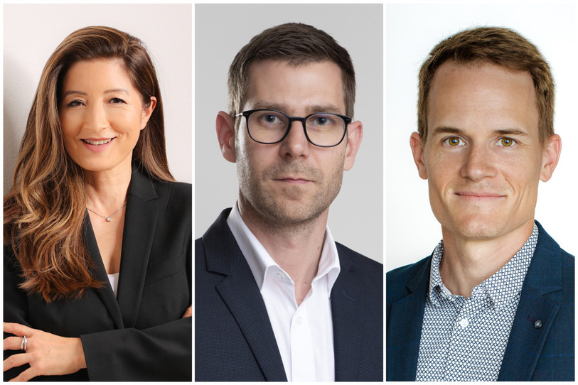 La direction du Service cantonal de la formation postobligatoire sera assumée par un trio. De gauche à droite : Françoise Do Linh Xuan, Tristan Muller et Clément Schaffter. (Photo : République et Canton du Jura)