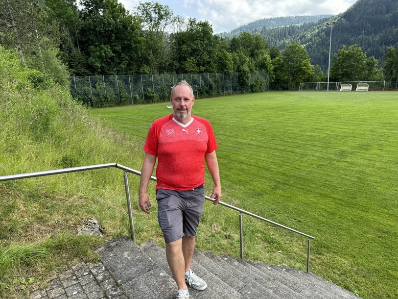 José Decrauzat, président du FC Les Brenets.