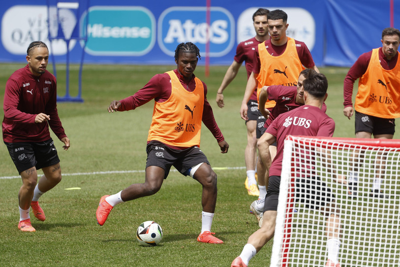 Breel Embolo sera-t-il titularisé ce mercredi ? C’est la question du jour. (Photo : KEYSTONE/Peter Klaunzer).