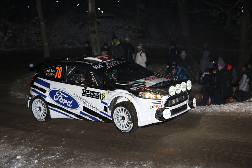 Olivier Burri et sa Ford Fiesta R5 (photo : Project Diffusion)